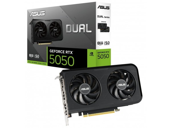 Відеокарта ASUS GeForce RTX5050 DUAL O8G (90YV0N72-M0AA00)