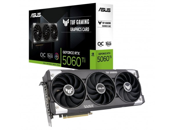 Відеокарта ASUS GeForce RTX5060 Ti TUF O16G GAMING (90YV0MG0-M0AA00)
