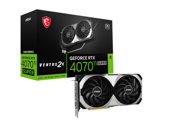 Відеокарта MSI GeForce RTX4070 Ti SUPER VENTUS 2X 16G OC (V513-615R)