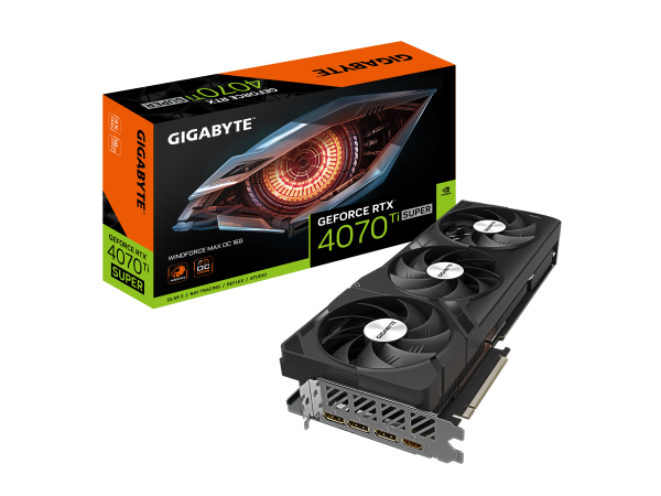 Відеокарта Gigabyte GeForce RTX4070 Tі SUPER WINDFORCE MAX OC 16G