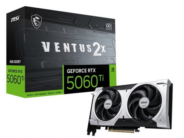 Відеокарта MSI GeForce RTX5060 Ti VENTUS 2X 8G OC PLUS (V536-001R)