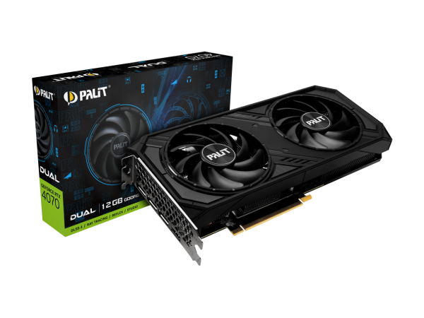 Відеокарта Palit GeForce RTX4070 DUAL 12G