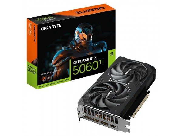 Відеокарта Gigabyte GeForce RTX5060 Ti WINDFORCE MAX OC 16G