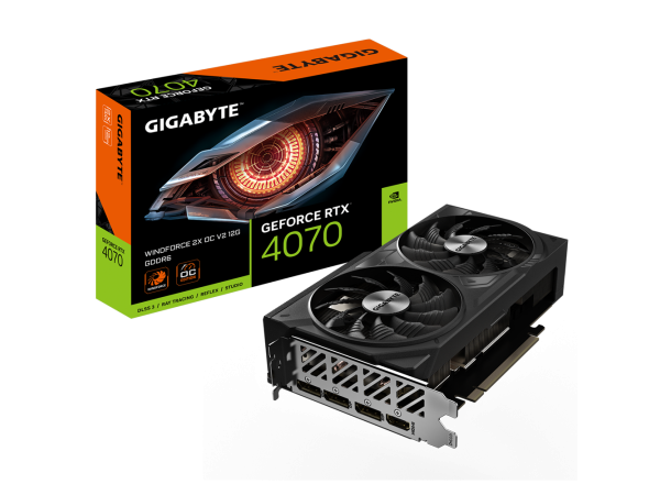 Відеокарта Gigabyte GeForce RTX4070 WINDFORCE OC V2 12G