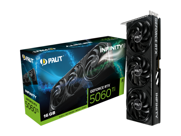Відеокарта Palit GeForce RTX5060 Ti INFINITY 3 16G