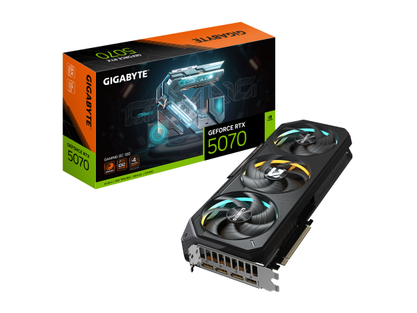 Відеокарта Gigabyte GeForce RTX5070 Gaming OC 12G