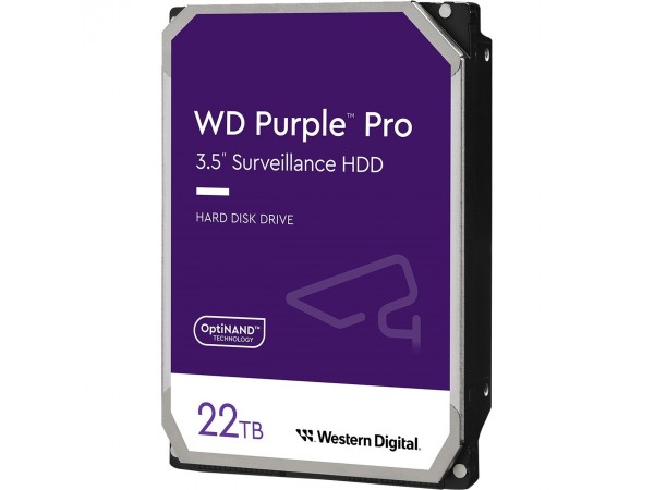 Жорсткий диск WD Purple Pro 22TB/3.5/7200/512/S3.0 (WD221PURP) в Києві. Недорого Жорсткі диски