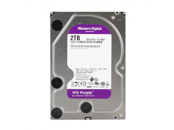 Жорсткий диск WD Purple Surveillance 2TB/3.5/5400/64/S3.0 (WD20EJRX) REF
