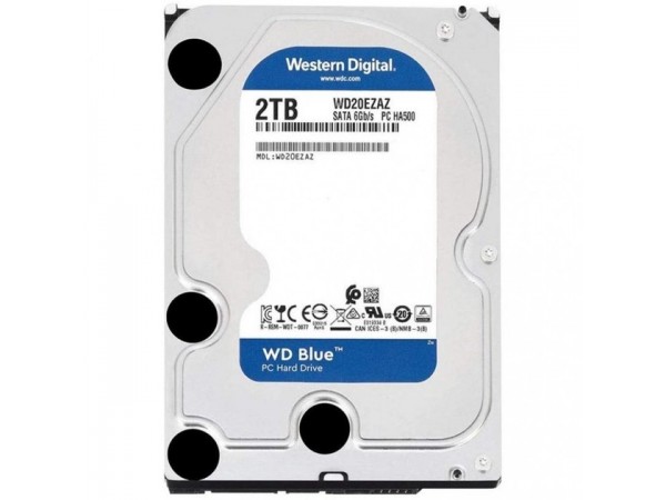 Жорсткий диск WD Blue 2TB/3.5/54000/256/S3.0(WD20EZAZ) в Києві. Недорого Жорсткі диски