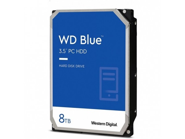 Жорсткий диск WD Blue 8TB/3.5/5640/128/S3.0 (WD80EAZZ) в Києві. Недорого Жорсткі диски