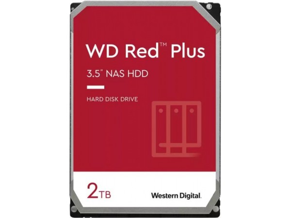 Жорсткий диск WD Red Plus 2TB/3.5/5400/64/S3.0 (WD20EFPX)