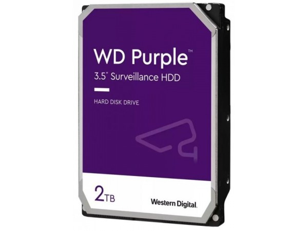 Жорсткий диск WD Purple 2TB/3.5/5400/256/S3.0 (WD23PURZ) в Києві. Недорого Жесткие диски