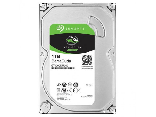 Жорсткий диск Seagate BarraCuda 1TB/3.5/7200/64/S3.0 (ST1000DM010) в Києві. Недорого Жесткие диски