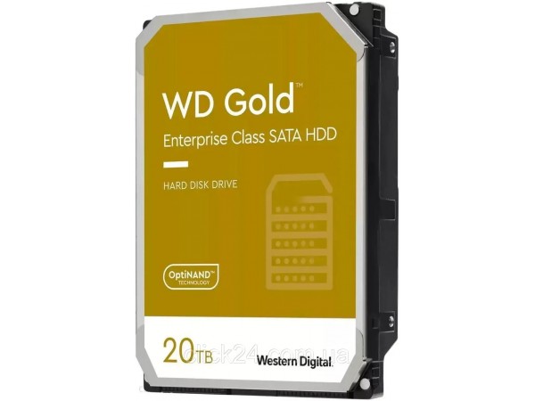 Жорсткий диск WD Gold 20TB/3.5/7200/512/S3.0 (WD202KRYZ) в Києві. Недорого Жесткие диски