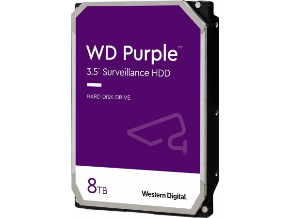 Жорсткий диск WD Purple 8TB/3.5/5640/256/S3.0 (WD85PURZ) в Києві. Недорого Жесткие диски