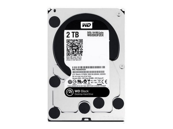 Жорсткий диск WD Black 2TB/3.5/7200/64/S3.0 (WD2003FZEX) в Києві. Недорого Жорсткі диски