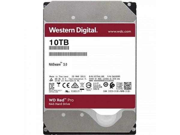 Жорсткий диск WD Red Pro 10TB/3.5/7200/256/S3.0 (WD102KFBX) в Києві. Недорого Жесткие диски