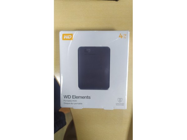 Жорсткий диск зовнішній WD Elements Portable 4 TB (WDBU6Y0040BBK-WESN) ext. damaged box