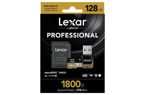 Lexar microSDXC 1800x 128GB UHS-II (LSDMI128CRBNA1800R)