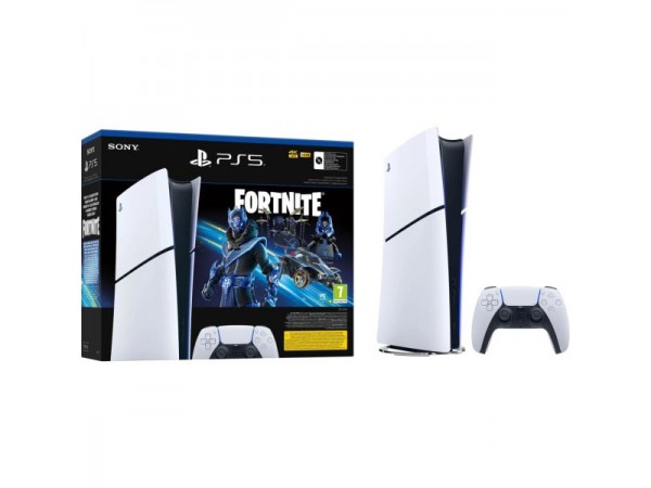 Стаціонарна ігрова приставка Sony PlayStation 5 Slim Digital Edition 1TB Fortnite Cobalt Star Bundle (1000045170)