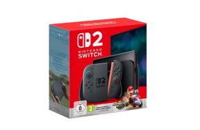 Портативна ігрова приставка Nintendo Switch 2 Black Mario Kart World Bundle (0045496321529)