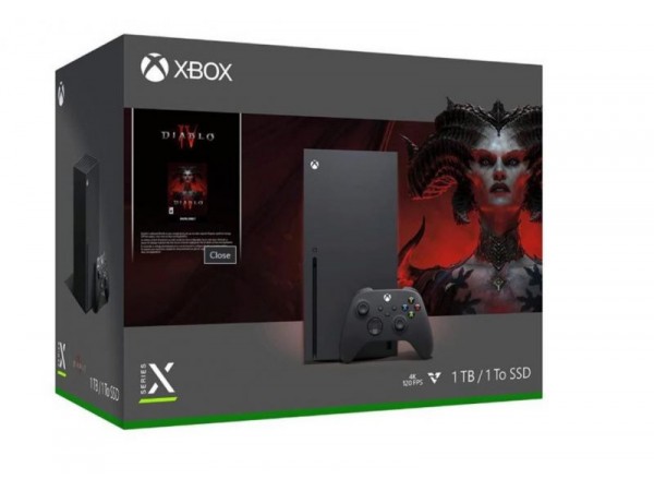 Стаціонарна ігрова приставка Microsoft Xbox Series X 1 TB Diablo IV Bundle (RRT-00035) в Киеве. Недорого Игровые приставки