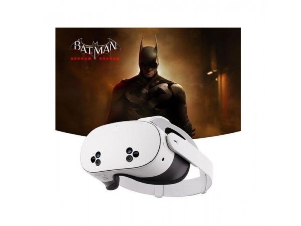 Окуляри віртуальної реальності Meta Quest 3S 128GB Batman Arkham Shadow Bundle