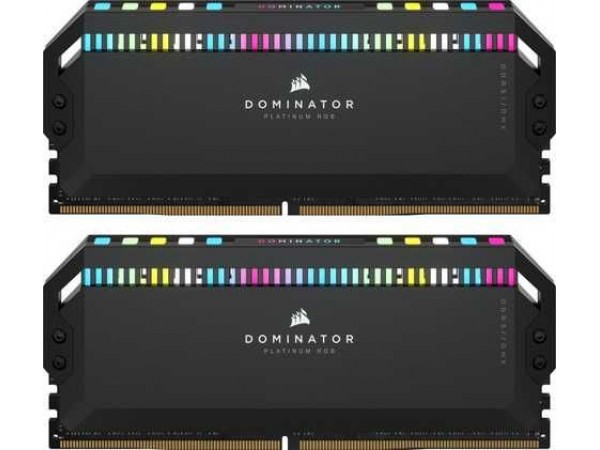 Пам'ять для настільних комп'ютерів Corsair 32 GB (2x16GB) DDR5 5600 MHz Dominator Platinum RGB (CMT32GX5M2B5600C36) в Києві. Недорого Оперативна пам'ять