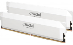 Пам'ять для настільних комп'ютерів Crucial 32 GB (2x16GB) DDR5 6000 MHz Pro Overclocking White (CP2K16G60C36U5W)
