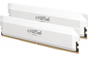 Пам'ять для настільних комп'ютерів Crucial 32 GB (2x16GB) DDR5 6000 MHz Pro Overclocking White (CP2K16G60C36U5W)