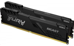Пам'ять для настільних комп'ютерів Kingston FURY 16 GB (2x8GB) DDR4 3200 MHz Beast Black (KF432C16BBK2/16)