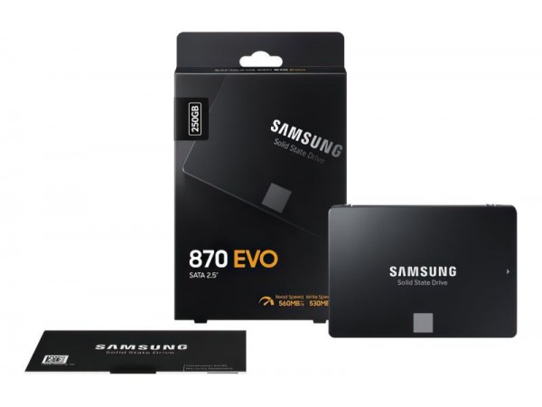 SSD накопитель Samsung 870 EVO 250 GB (MZ-77E250BW)