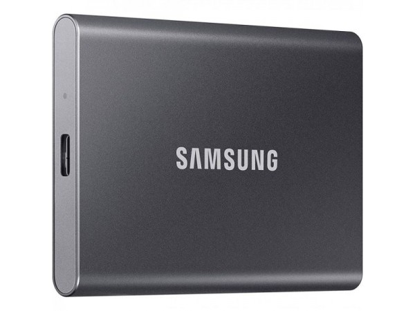 SSD накопитель Samsung T7 1 TB Titan Gray (MU-PC1T0T/WW)