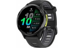 Смарт-годинник Garmin Forerunner 970 Carbon Gray DLC Titanium w. Black Case and Black/Translucent W. Band (010-02969-00/10