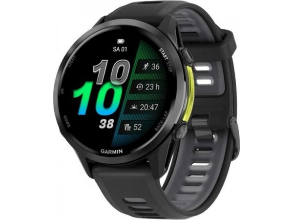 Смарт-годинник Garmin Forerunner 970 Carbon Gray DLC Titanium w. Black Case and Black/Translucent W. Band (010-02969-00/10