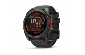 Garmin Fenix 8 51mm AMOLED Slate Gray with Black Silicone Band (010-02905-00)