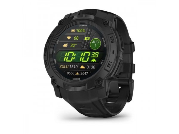 Garmin Instinct 3 50mm AMOLED Tactical Edition Black with Black Band (010-03020-50)