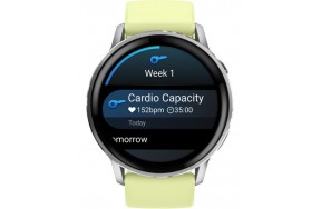 Garmin Venu 4 45 mm Silver with Citron Silicone Band (010-03014-02)