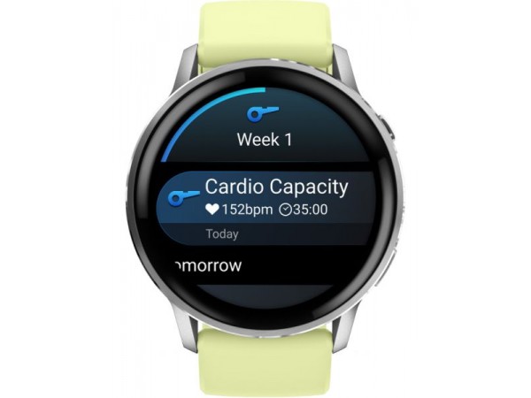 Garmin Venu 4 45 mm Silver with Citron Silicone Band (010-03014-02)