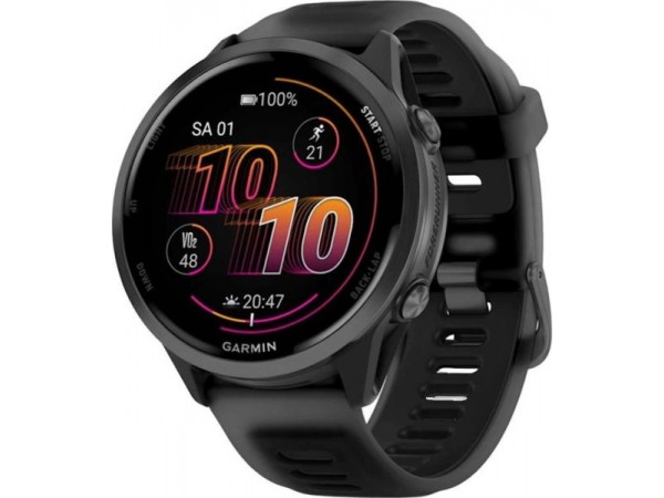 Смарт-годинник Garmin Forerunner 570 47mm Slate Gray Aluminum w. Translucent Black/Black Band (010-02971-00)
