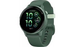 Смарт-годинник Garmin Vivoactive 6 Metallic Jasper Green with Jasper Green Band (010-02985-02)