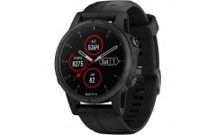Спортивные часы Garmin Fenix 5S Plus Sapphire Black with Black Band (010-01987-02/03)