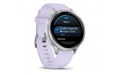 Garmin Venu 4 41 mm Silver with Periwinkle Silicone Band (010-03013-01)