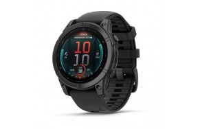 Garmin Fenix E 47mm AMOLED Slate Gray Steel with Black Silicone Band (010-03025-03/01)