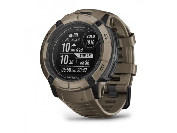 Смарт-годинник Garmin Instinct 2X Solar - Tactical Edition Coyote Tan (010-02805-12/02) в Києві. Недорого Розумний годинник, наручний годинник, аксесуари