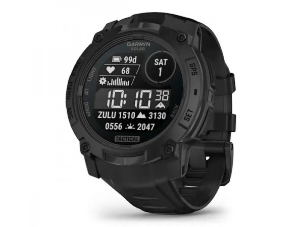 Garmin Instinct 3 50mm Solar Tactical Edition Black with Black Band (010-02935-50)