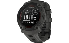 Смарт-годинник Garmin Instinct E 45mm Black with Charcoal Band (010-02933-00)