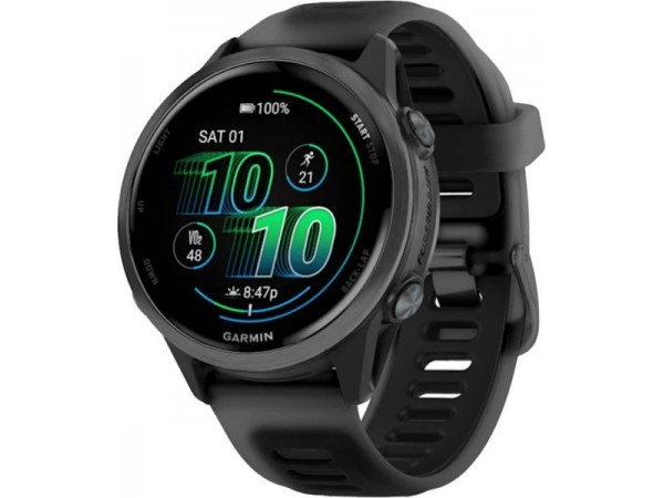 Смарт-годинник Garmin Forerunner 570 42mm Slate Gray Aluminum w. Translucent Black/Black Band (010-02970-00)