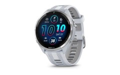 Garmin Forerunner 965 Titanium Bezel w. Whiteston Case and Whiteston/Powder Gray S. Band (010-02809-01/11)