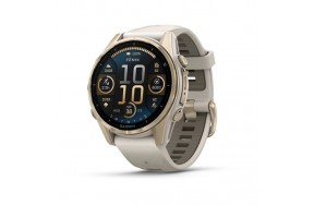 Garmin Fenix 8 43mm AMOLED Sapphire Soft Gold w. Fog Gray/Dark Sandstone S. Band (010-02903-10/11)